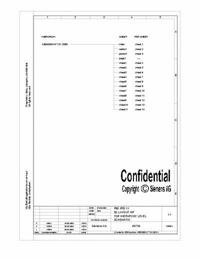 siemens sl65 sl65 diagram set